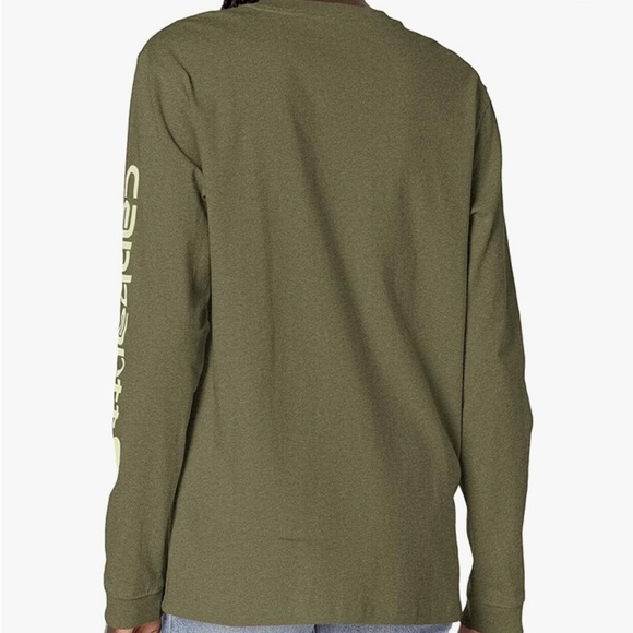 Carhartt Women's Loose Fit Heavyweight LA Logo Sleeve Graphic T-Shirt, 1X, NWT - Picture 2 of 5